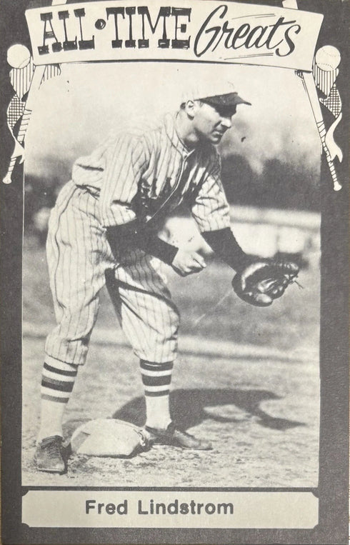 Fred Lindstrom 1973 TCMA All Time Greats Postcard