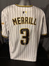 San Diego Padres Jackson Merrill Signed Nike Jersey Beckett Coa