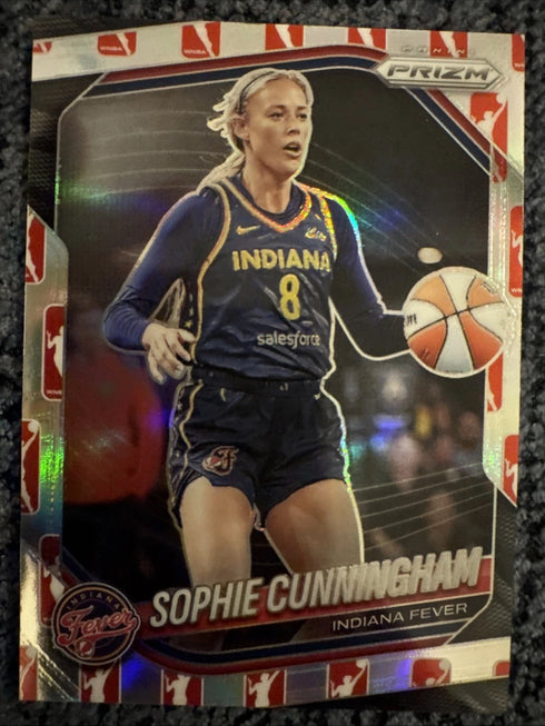 Panini Prizm 2025 WNBA Sophie Cunningham Logo Man Prizm SP #63 Indiana Fever