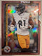 2025 TOPPS CHROME LEATHER FOOTBALL REFRACTOR #257 JONNU SMITH STEELERS