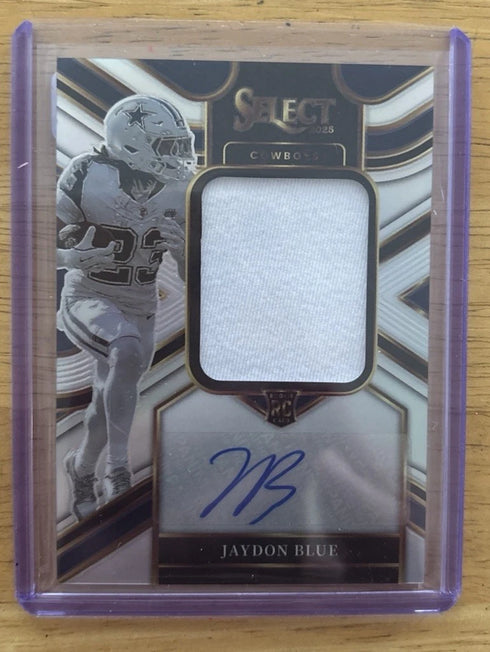 Panini Select Jaydon Blue Rookie Jumbo Prizm Autograph /249 Cowboys NFL