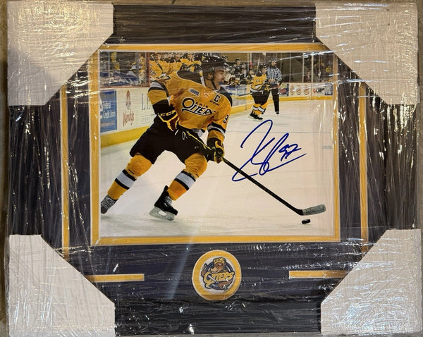 Erie Otters Connor McDavid Signed Framed 8x10 Photo