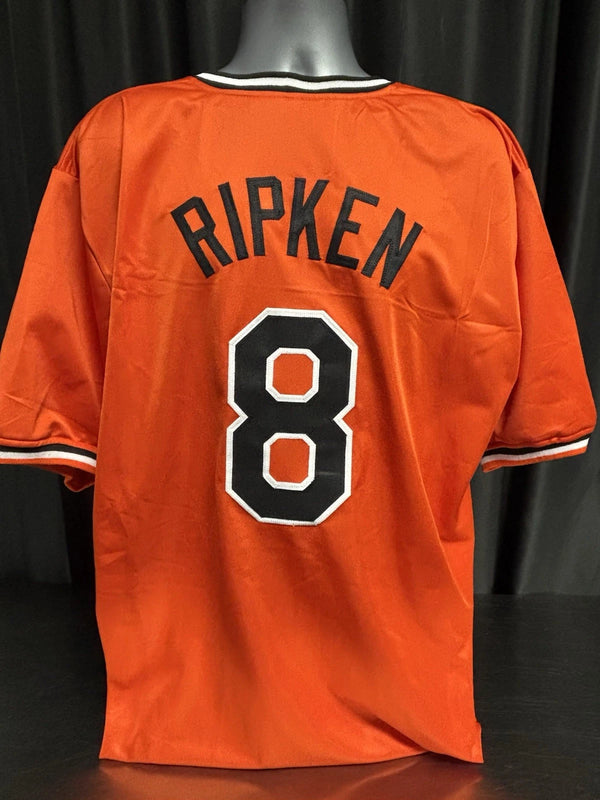 Custom Unsigned Cal Ripken Jr Orange Jersey XL