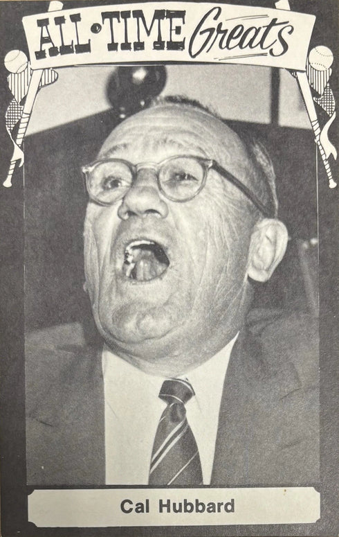 Cal Hubbard 1973 TCMA All Time Greats Postcard