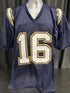 Custom Unsigned Ryan Leaf Blue Jersey X