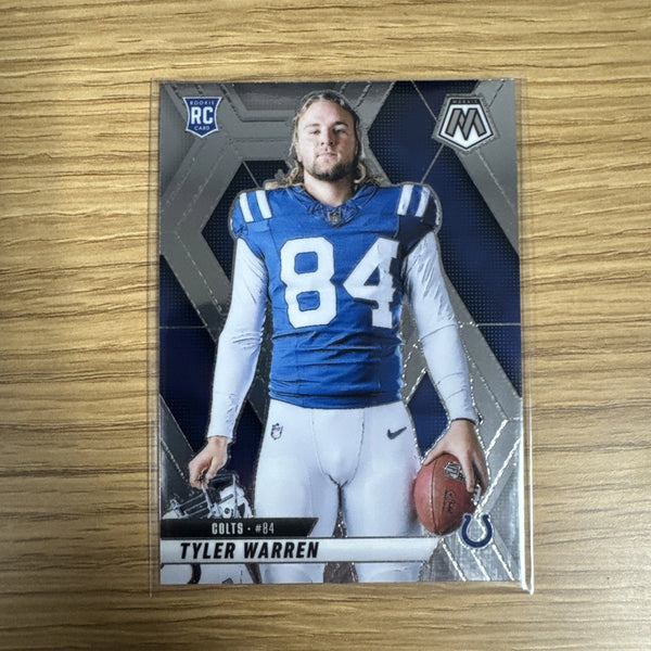 2025 Panini Mosaic Tyler Warren RC Rookie Photo Variation Colts