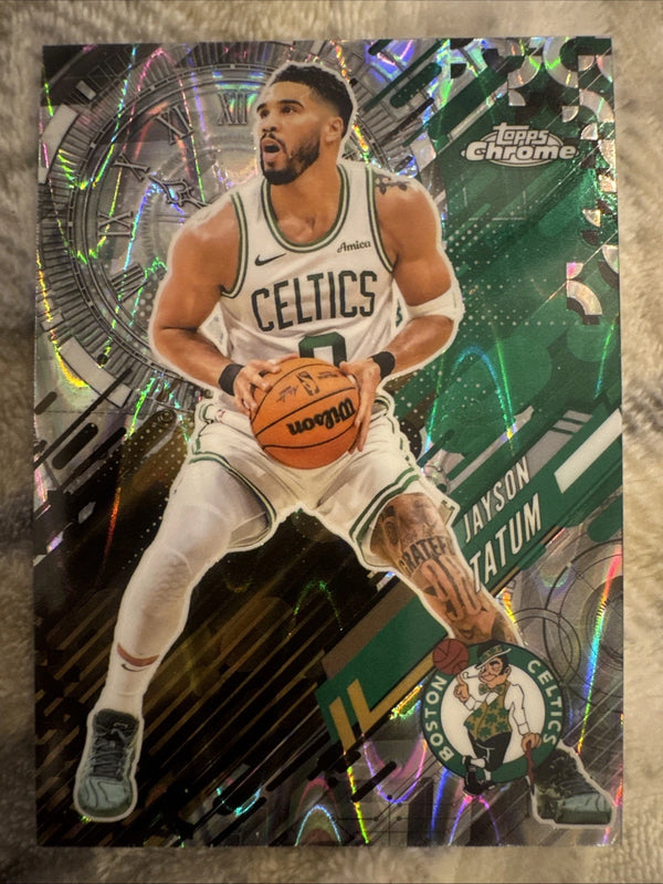 Topps 2024-25 Chrome Go Time Insert Jayson Tatum Celtics #GT-3 NBA