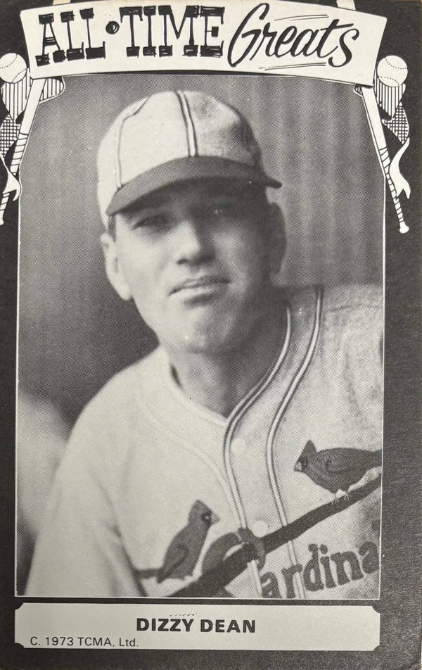 Dizzy Dean 1973 TCMA All Time Greats Postcard