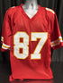 Custom Unsigned Travis Kelce Red Jersey XL