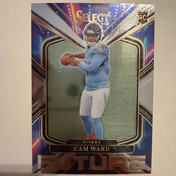 Panini 2025 Select Football Rookie Insert Cam Ward Future #25 Titans
