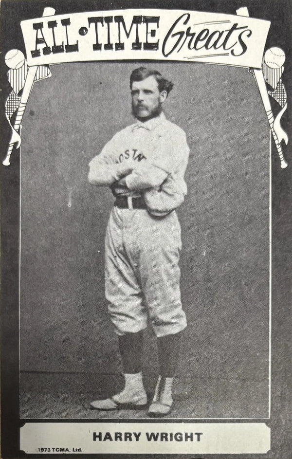 Harry Wright 1973 TCMA All Time Greats Postcard