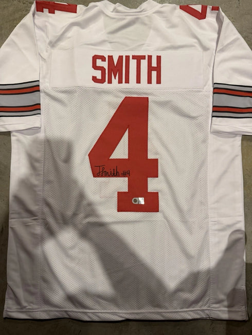 Ohio State Jeremiah Smith Signed Jersey With SWAU COA