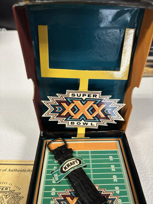 Super Bowl XXX Limited Edition Kraft Watch With Box # 40877 Of 50000