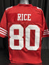 Custom Unsigned Jerry Rice Red Jersey XL