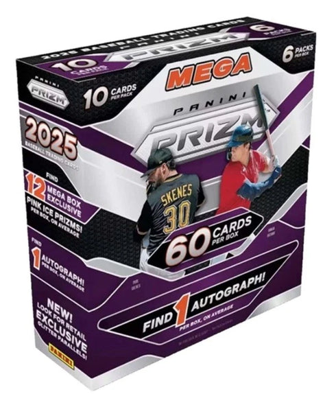 2025 Panini Prizm Baseball Mega Box (6 Packs)
