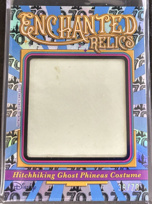 2025 Topps Disney 70th Anniversary Enchanted Relics HGC Phineas Costume /70