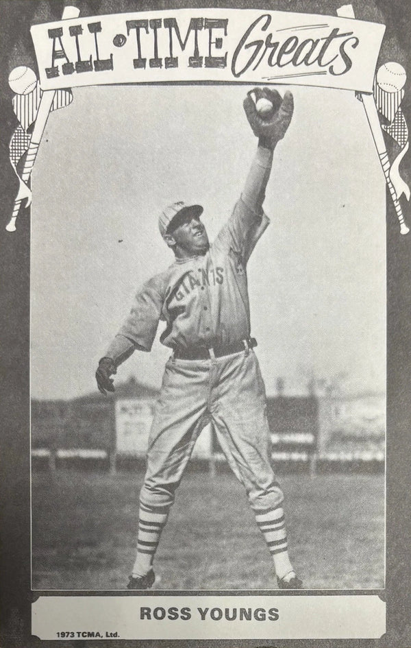 Ross Youngs 1973 TCMA All Time Greats Postcard
