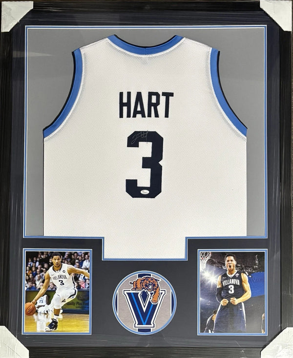 Villanova Wildcats Josh Hart Signed Framed White Jersey With JSA