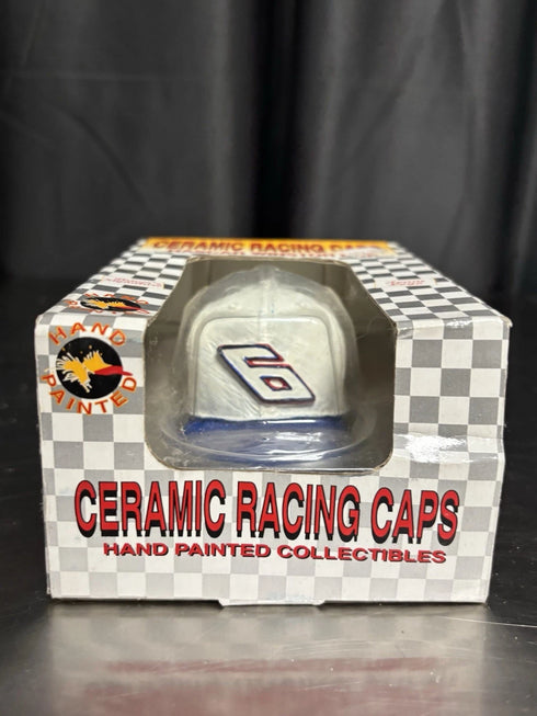 NASCAR Mark Mark Martin Hand Painted Ceramic Racing Caps