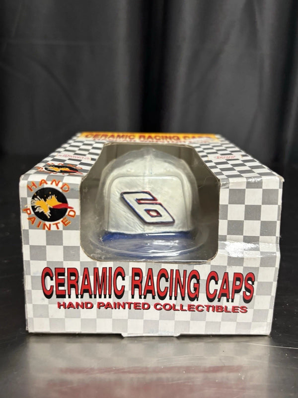 NASCAR Mark Mark Martin Hand Painted Ceramic Racing Caps