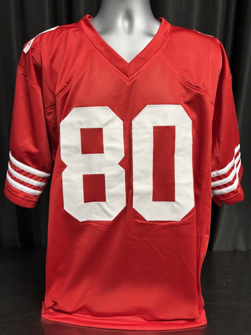 Custom Unsigned Jerry Rice Red Jersey XL