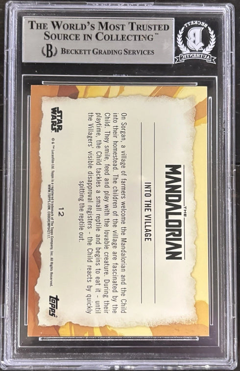 2020 WS The Mandalorian Journey Of The Child John Rosengrant Auto
