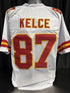 Custom Unsigned Travis Kelce White Jersey XL