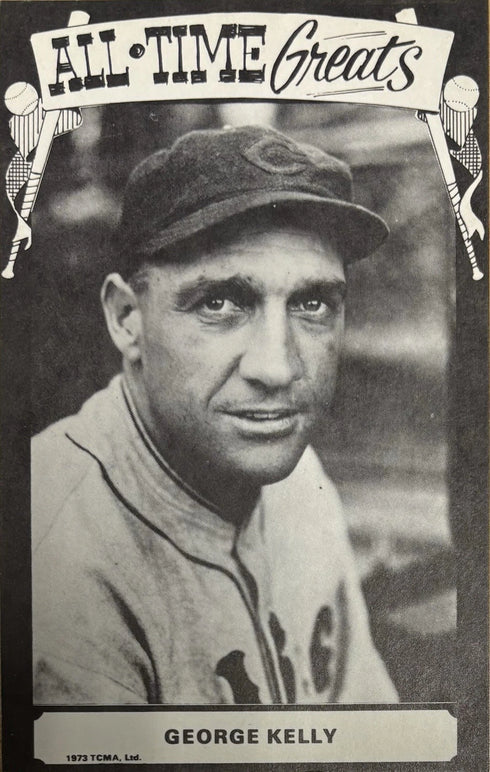 George Kelly 1973 TCMA All Time Greats Postcard