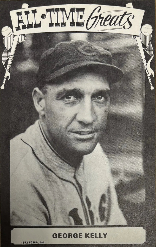 George Kelly 1973 TCMA All Time Greats Postcard