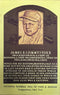 Jimmy Foxx MLB Hall Of Fame Gold Postcard