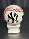 New York Yankees Hand Made Hand Painted Stone Baseball With Stand
