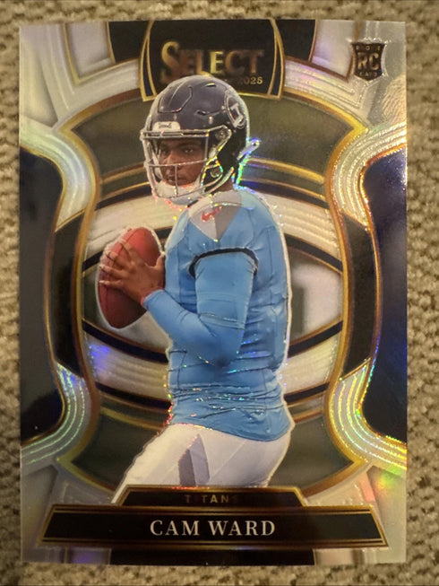 2025 Panini Select Football Cam Ward Prizm Concourse #26 Tennessee Titans