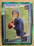 2025 Panini Donruss Optic JAXSON DART Rated Rookie #273 Green Hyper Prizm GIANTS