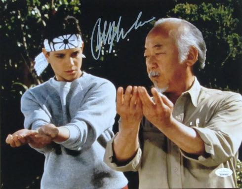 Ralph Macchio Signed/Autographed "Karate Kid" 11x14 Photo JSA