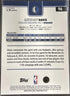 2025 Topps Chrome Anthony Davis Aqua Basketball /199 Mavericks