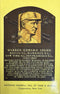 Warren Spahn MLB Hall Of Fame Gold Postcard
