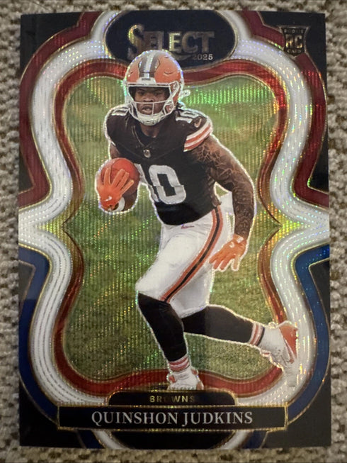 2025 Select Quinshon Judkins Tri-Color Prizm /199 (RC) Suite Level Browns #356