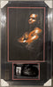 Mike Tyson Signed Hand Painted Photo Framed Signed Boxing Glove Display JSA COA