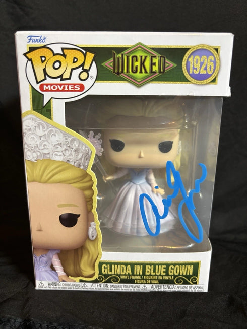 Ariana Grande Signed Wicked Funko Pop #1926 Glinda In The Blue Gown With COA