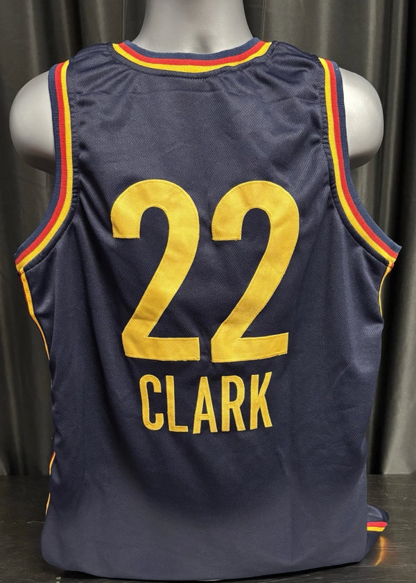 Custom Unsigned Caitlin Clark Blue Jersey XL