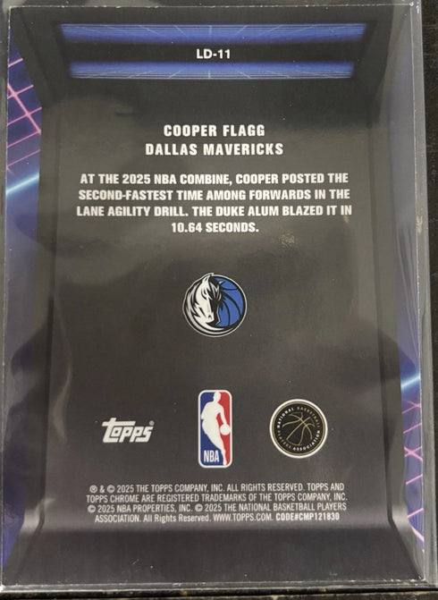2025-26 Topps Chrome - Loading… Cooper Flagg #LD-11 (RC) Mavericks