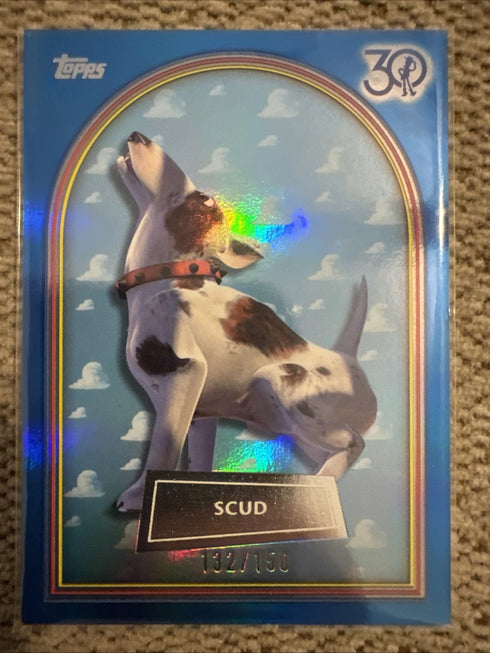 2023 Topps 30 Years & Beyond Toy Story Scud #29 Limited BLUE PARALLEL /150