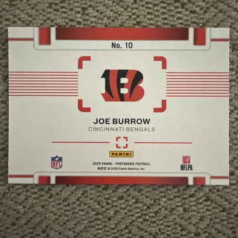 2025 Panini Photogenic FOTL - Different View #10 Joe Burrow - Cincinnati Bengals