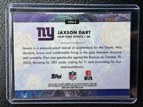2025 Topps Cosmic Chrome Jaxson Dart Stars In The Night 03/10
