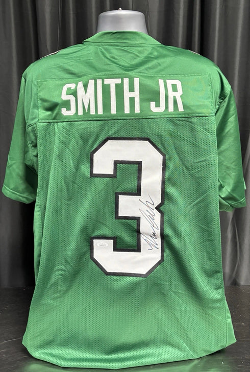 Philadelphia Eagles Nolan Smith Jr. Signed Custom Green Jersey