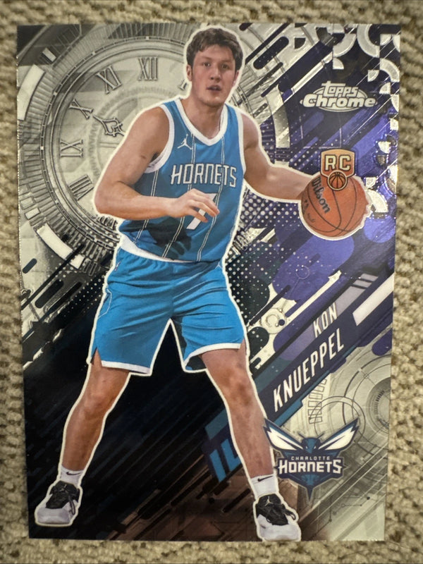 Topps Chrome 2025-26 Kon Knueppel Go Time Rookie #GT-19 Charlotte Hornets