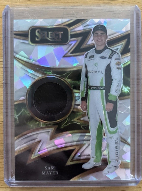 2025 Panini Select Sam Mayer Sparks Prizm Memorabilia #S-SMR Haas NASCAR