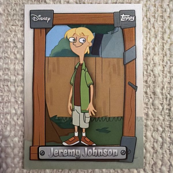 2026 Topps Disney Neon Phineas And Ferb Insert Set #P&F-9 Jeremy Johnson