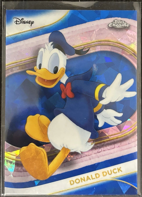 2025 Topps Chrome Disney Sapphire Edition Donald Duck #34