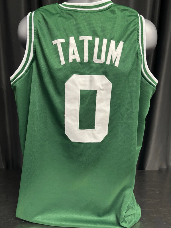 Custom Unsigned Jayson Tatum Green Jersey XL